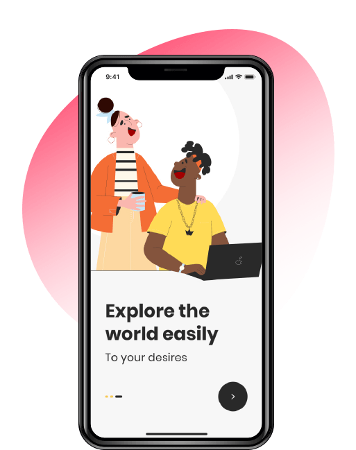 mobile showing 2 persons using appie